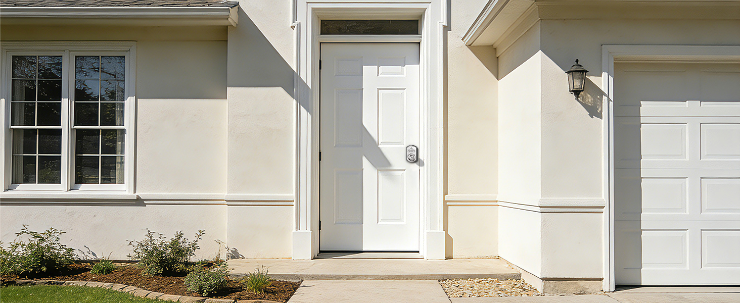 Fits various scenarios—front door, bedroom, garage, office, apartment home, rental properties