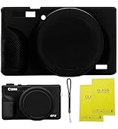 SZHSYJY Case for Canon Powershot G7 X Mark III Digital Camera,Soft Silicone Case for Canon Powers...