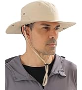 SENWAI Sun Hats for Men UPF 50+ UV Protection Wide Brim Waterproof Foldable Bucket Hat Outdoor Fi...