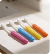 NIMBUS NIMBY Kid's Extra Soft Toothbrushes for Sensitive Teeth and Receding Gums, Periodontist De...