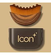 ICON Lymphatic Contour Brush for Face, Face Sculpting Tool for Lymphatic Drainage, Ultra Soft Bri...