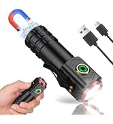 GuDoQi Pocket Flashlight with Clip, Mini Flashlight Rechargeable, Small Flashlights High Lumens, ...