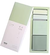 Green Lined Sticky Notes Set, 240 Sheets Pastel Sticky Note Pads, Self-Stick Index Tabs Cute Memo...
