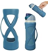 BKBY Silicone Boot with Handle Compatible with Owala 24 oz, Full Protective Anti Scratch & Reduce...