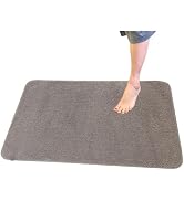 Evelots Indoor Front Entryway Door Mat, Bathroom Rug, Non-Skid, Absorbent, Washable, 35 L x 24 W,...