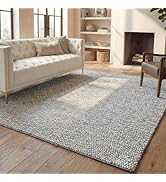 SAFAVIEH Area Rug 8x10 - Natura Collection - Large - Light Grey & Ivory, Handmade Wool Blend, Tex...