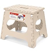 ACSTEP Folding Step Stool 11 Inch, Sturdy Plastic Foldable Step Stool for Kids & Adults, Non Slip...