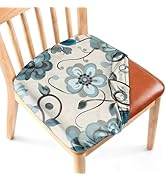 NYZE Stretch Dining Chair Seat Covers Set of 4, Removable Washable Chair Seat Protector, Soft Ela...