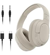 Belkin SoundForm Isolate Bluetooth Over-Ear Headphones - Hybrid Active Noise Cancelling Headphone...