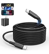 Ukor 9.8 FT Fast Charging Cable for Nintendo Switch 2 Charger, 60W PD 3.0 USB C to USB C Cable fo...