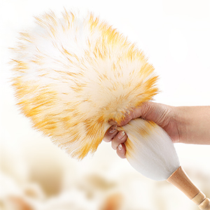 fluffy lambs wool duster