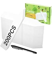 Plant Labels 200 Pcs Yuanling for Seeding Plastic Waterproof Plant Name Tags Garden Labels Marker...