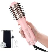 slopehill Travel Blow Dryer Brush, Dual Voltage Hair Blowout Dry Brush Mini | Compact 4-in-1 Oval...