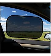povtii 2PCS Car Window Shades, 21"×14" Side Window Screens Sun Shade Blocker for Your Child, Univ...