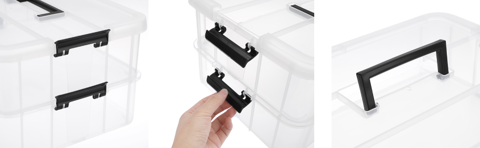 clear storage box