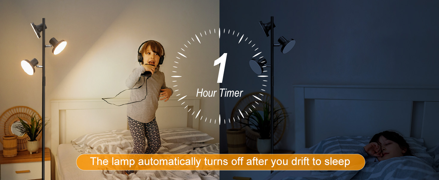 lamp for bedroom with timing mode