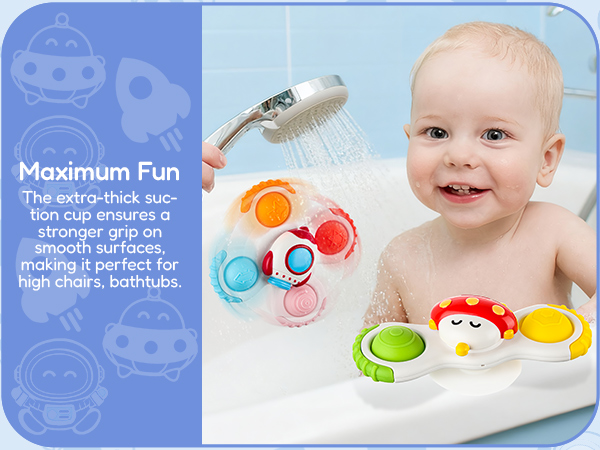 Suction Cup Spinner Toys