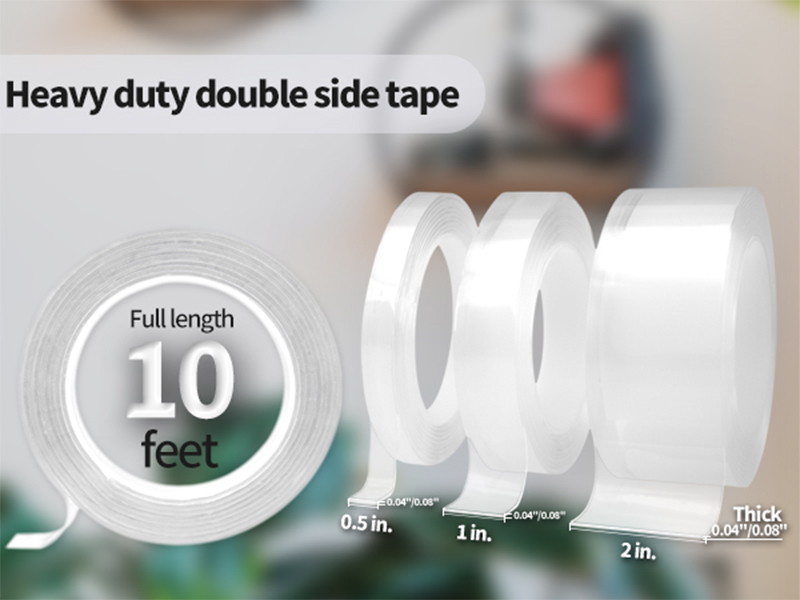 Art3d Double-Sided Tape (10FT) Mounting Tape, Multipurpose Removable Adhesive Foam Tape