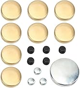 Camrusic Engine Freeze Plug Kit Brass Freeze Frost Expansion Plug Parts MPE-100BR Compatible with...