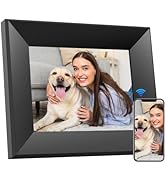 8-Inch Digital Picture Frame with WiFi, Smart Digital Photo Frame HD IPS Touch Screen with 16GB S...