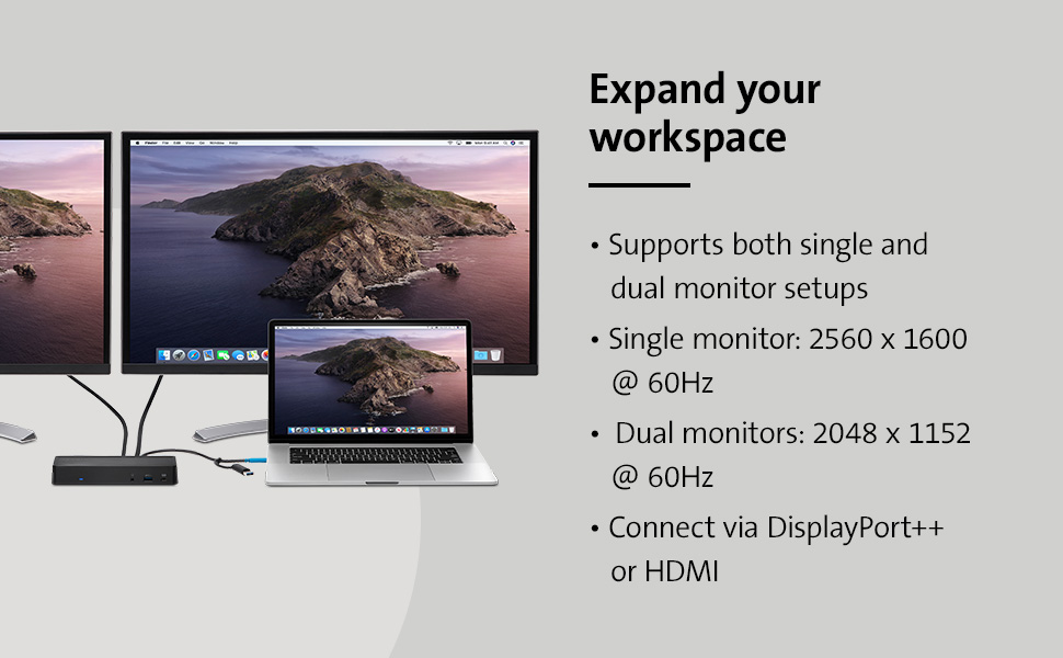 SD4700P Universal USB-C and USB 3.0 Docking Station