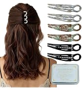 Fallinlocks 6 Pack Prestige Hair Pins for Women, 3.15" Medium French Hair Pins for Thin & Thick H...