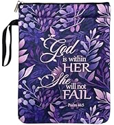 Religion Encourage Christian Psalm 46:5 Book Cover Gifts for Book Lovers Teachers Students Women,...