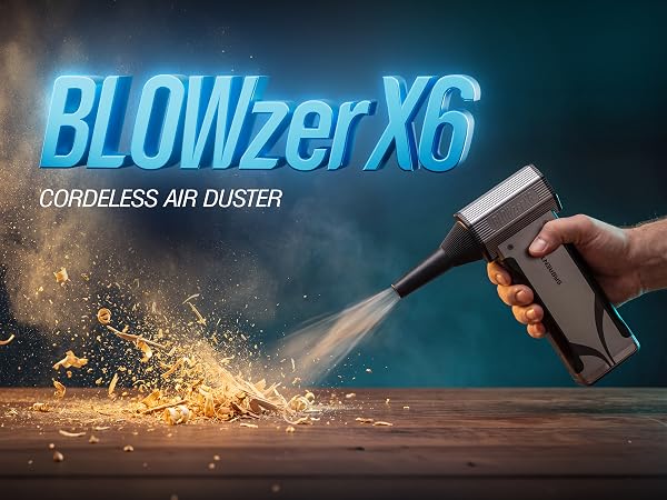BLOWzer Xa CORDELESS AIR DUSTER