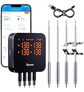 Govee Wireless Meat Thermometer with 4 Probe, Smart WiFi Meat Thermometer with Unlimited Range Ap...