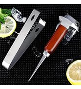 ice pick with tongs