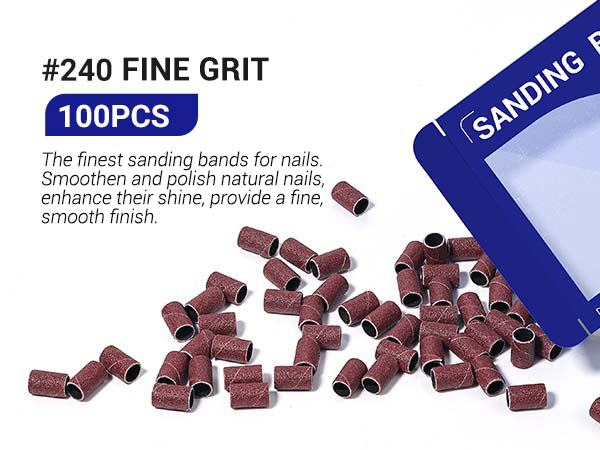 #240 Fine Grit 100 Pcs