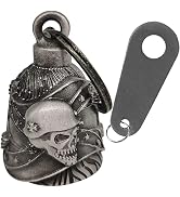 Dream Apparel Motorcycle Biker Bell W/ Motorcycle Bell Hanger, Motorcycle Accessories or Key Chai...