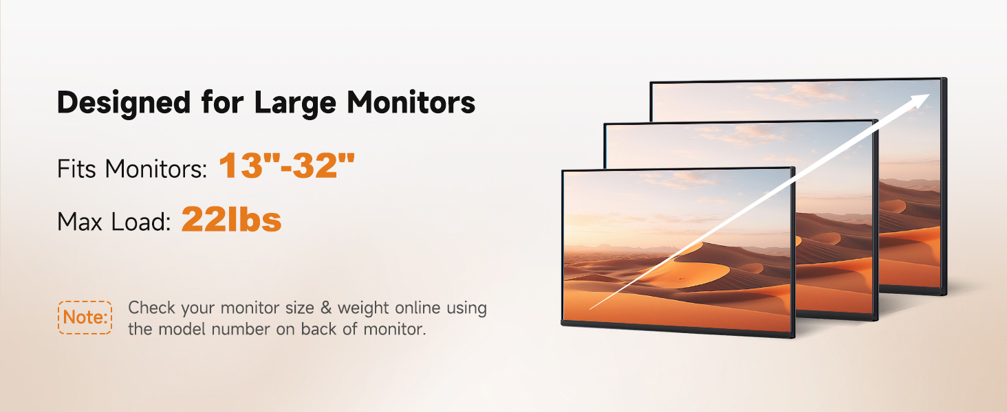 monitor size