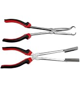 YSFER Car Spark Plug Removal Plier, Round-Type Spark Plug Wire Boot Remover Pulling Tool with Non...
