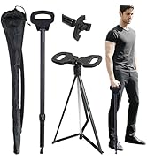 ALEVMOOM Walking Cane for Men & Women Cane with Seat, Walking Stick with Seat Portable Cane Seat ...