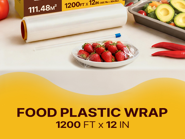 Plastic Wrap with Slide Cutter