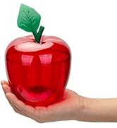 HANZE Large Red Apple Container, Christmas Decorations Apple Shaped Candy Toy Gift Filling Contai...