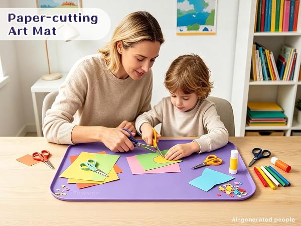 paper-cutting art mat