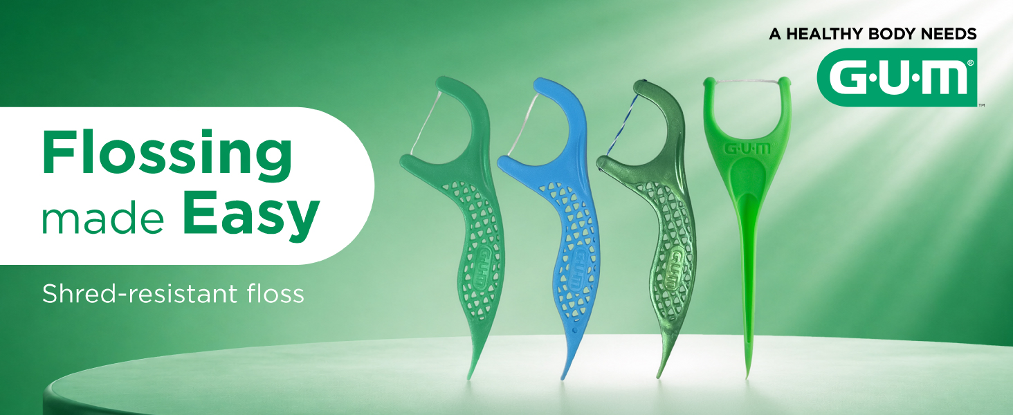 GUM Floss Picks Flossing Made Easy