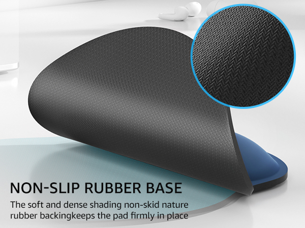 non-slip rubber base