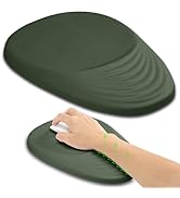 Hokafenle Ergonomic Mouse Pad Wrist Support with Stepped-Wedge Design, Wrist Rest Pain Relief Mou...
