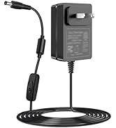 12V Massager Power Cord, Charger for Foot and Neck Shiatsu Back and Shoulder Massager, Compatible...