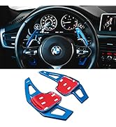 For BMW Paddle Shifter Extensions,Jaronx Aluminum Metal Steering Wheel Paddle Shifter(Fits: BMW 2...
