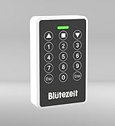 Blütezeit Wireless Keypad with IP54 Waterproof Cover for 433MHz Gate Openers, Secure PIN Code Acc...