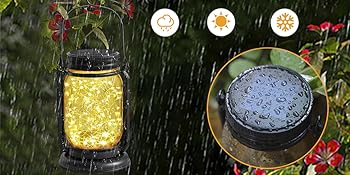 Solar Hanging Mason Jar Lights
