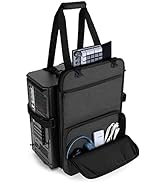 Trunab PC Tower Carrying Strap with Handle, Desktop Carrying Case with Pockets for Keyboard, Cabl...