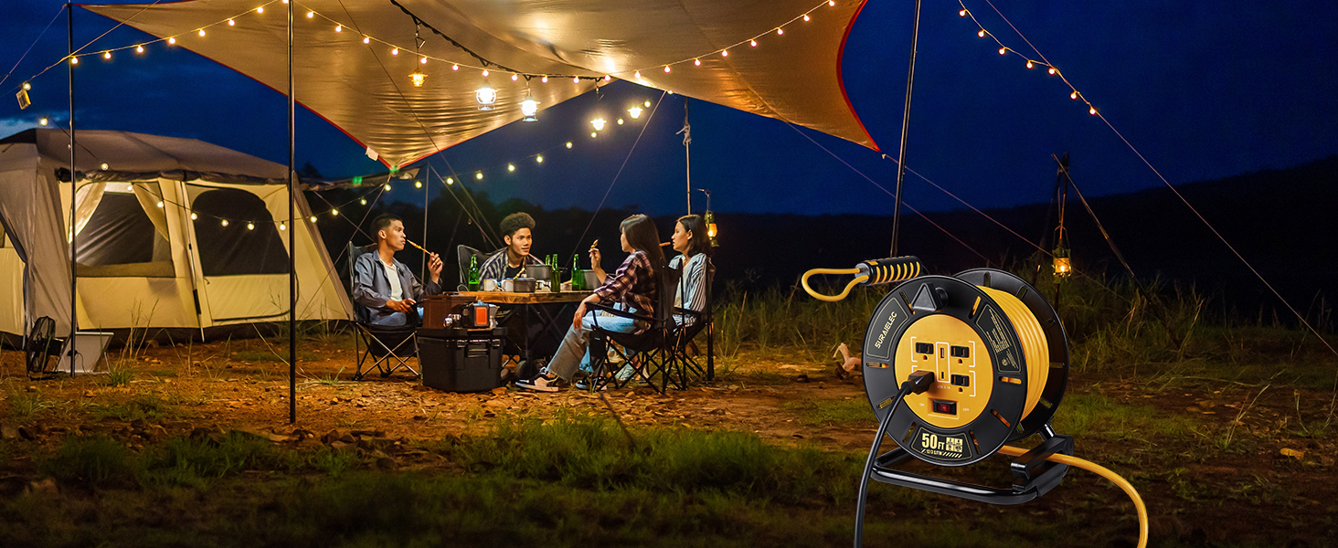 cord reel for camping