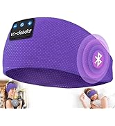 LC-dolida Sleep Headphones Bluetooth 5.4, Headband Headphones Earphones Wireless, Sleep Mask for ...