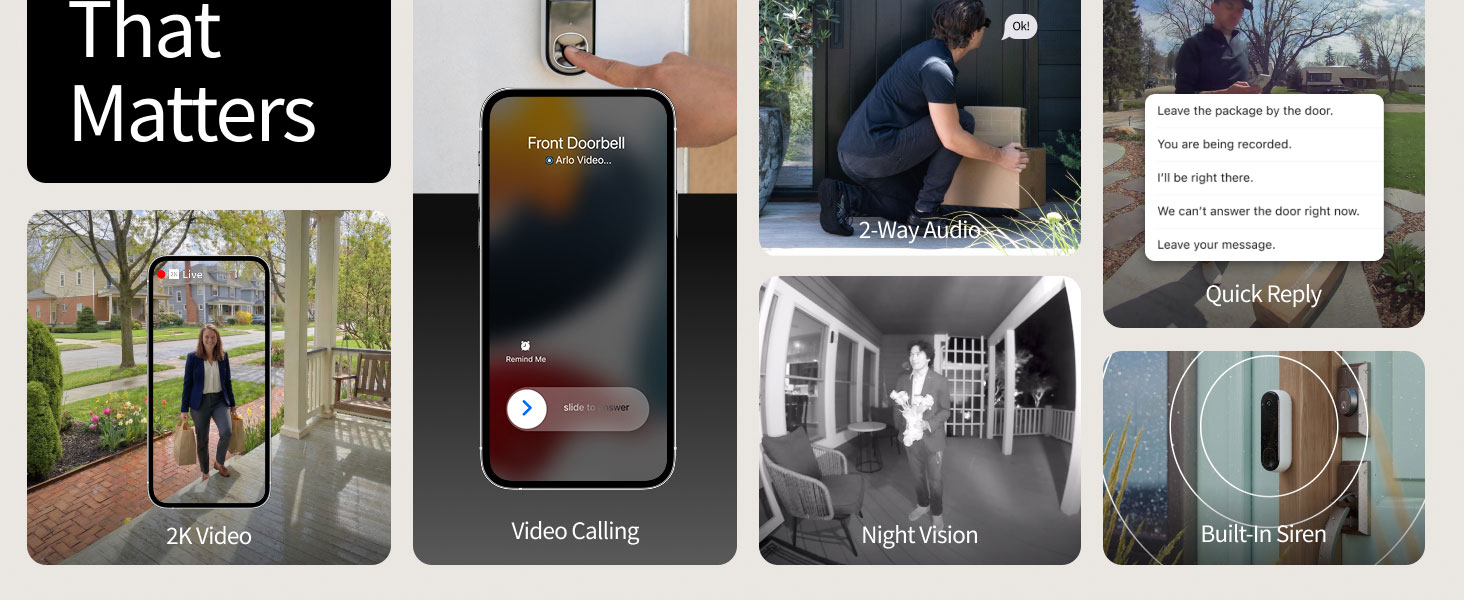 Video Doorbell 2K AVD4001 Security Camera