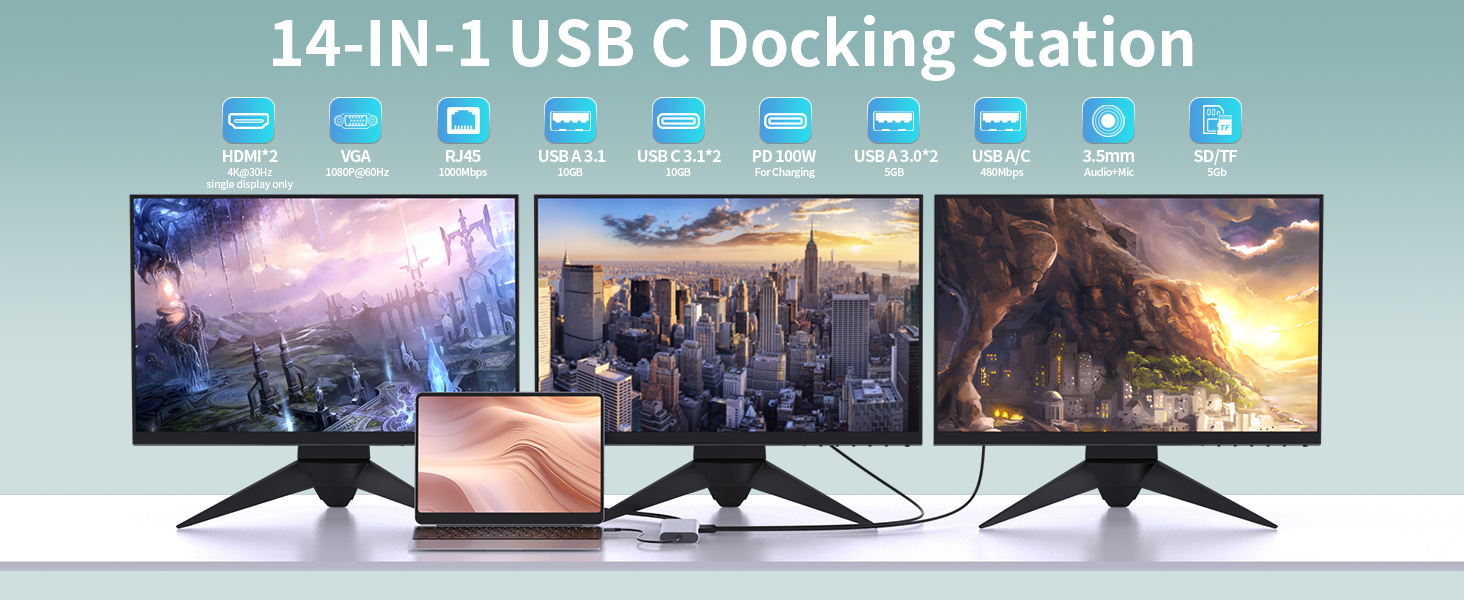 docking station dual monitor